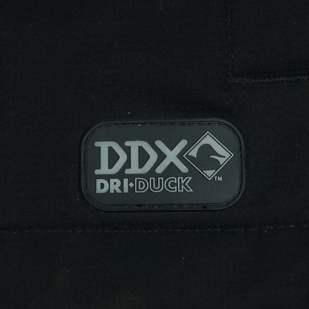 Jim Beam Dri Duck DDX Softshell Jacket Mens XL Black Full Zip Waterproof Whiskey - Picture 6 of 8